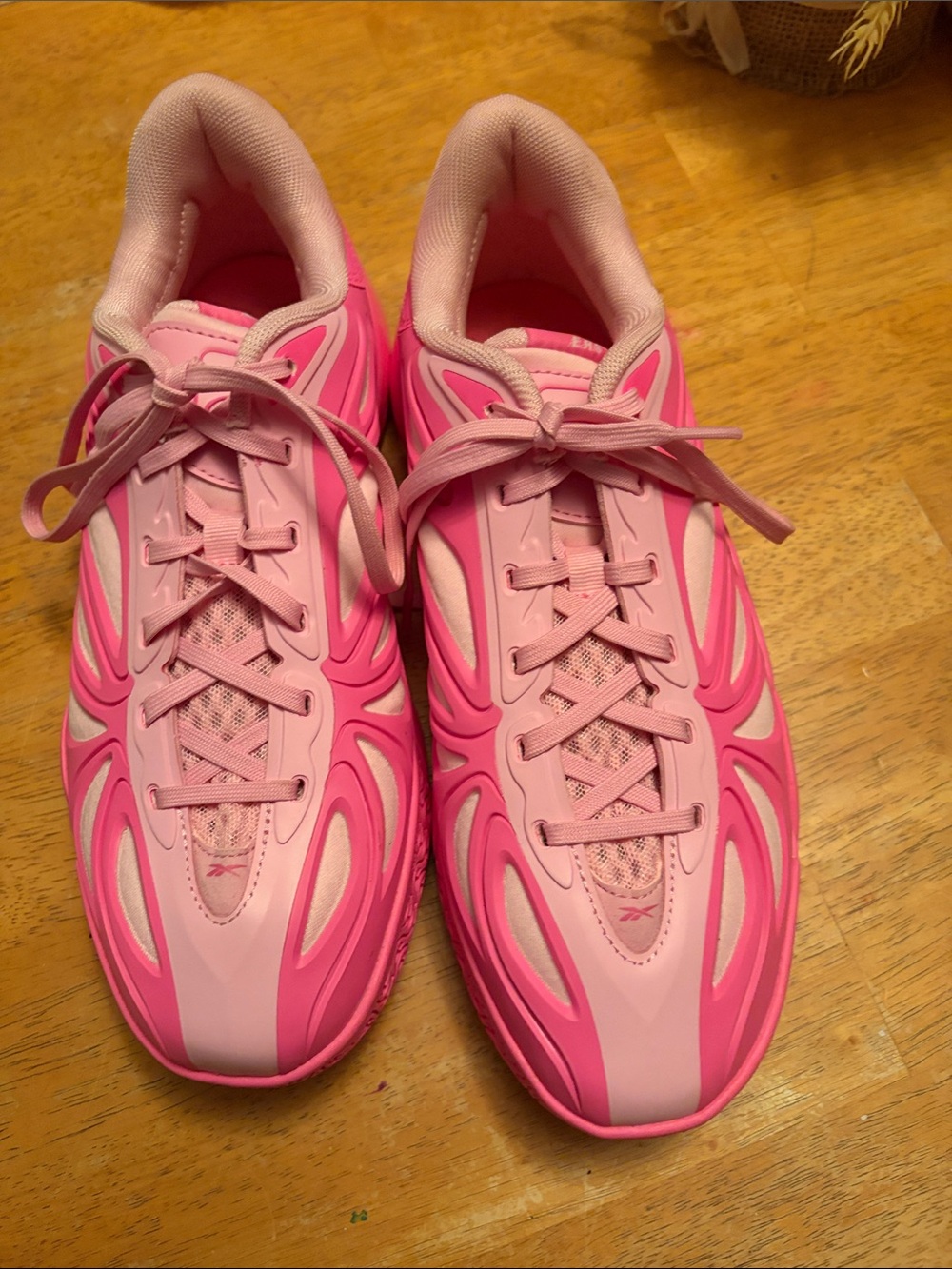 Reebok Women's Pink Athletic Sneakers - Dual-Tone Bubblegum Pink